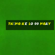 thống kê lô 99 ngày