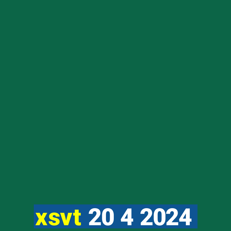 xsvt 20 4 2024