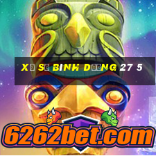 xổ số bình dương 27 5