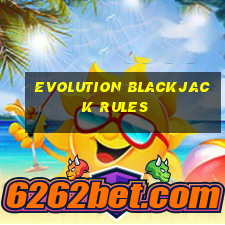 evolution blackjack rules