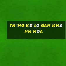 thống kê lô gan khánh hòa