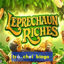 trò chơi bingo tiếng anh