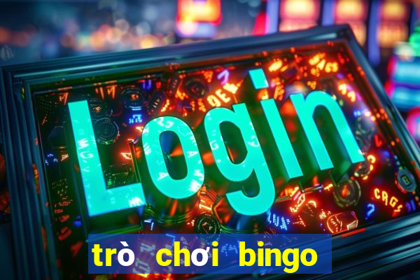 trò chơi bingo tiếng anh