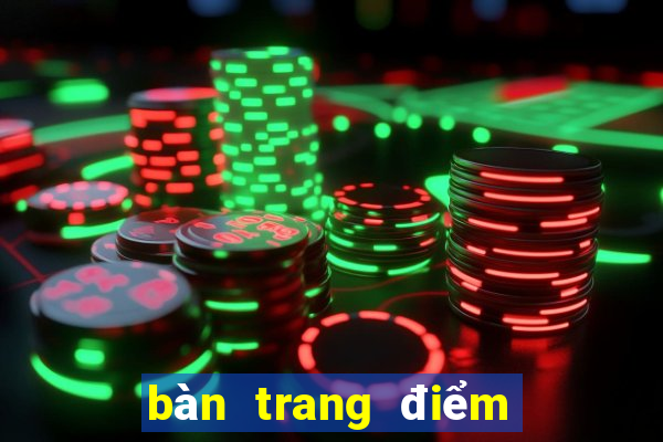 bàn trang điểm bệt có đèn