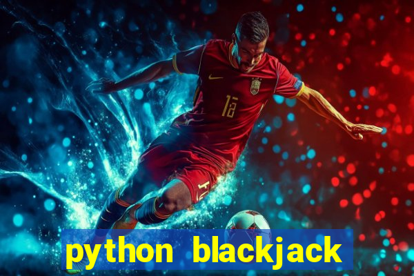 python blackjack with gui