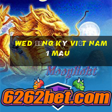 wed đăng ký Việt nam 1 màu