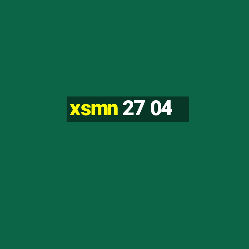 xsmn 27 04