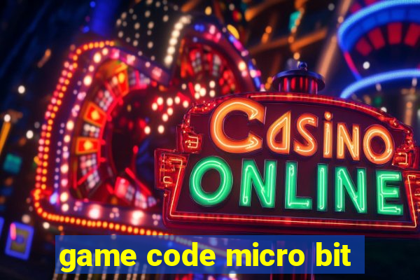 game code micro bit