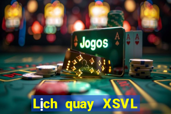 Lịch quay XSVL Thứ 7