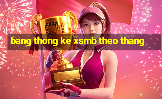 bang thong ke xsmb theo thang