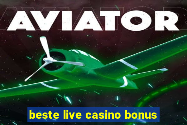 beste live casino bonus