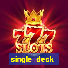 single deck blackjack rtp