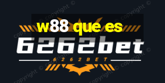 w88 que es