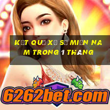 kết quả xổ số miền nam trong 1 tháng