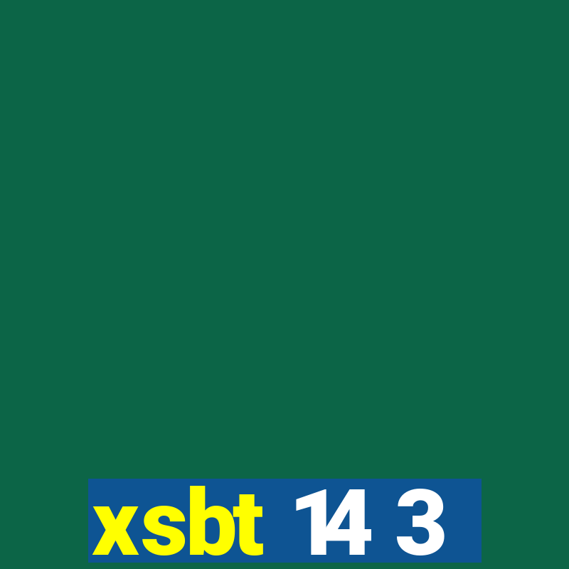 xsbt 14 3