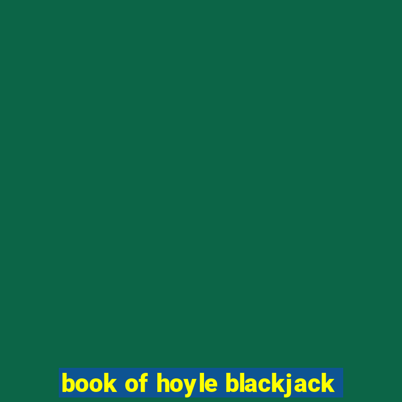 book of hoyle blackjack